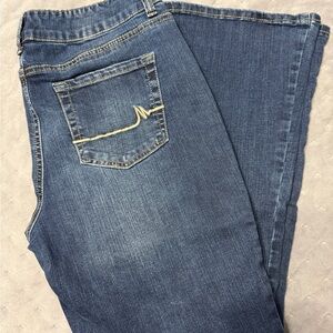 Maurices Flare & Wide Leg Blue Jeans 12 short